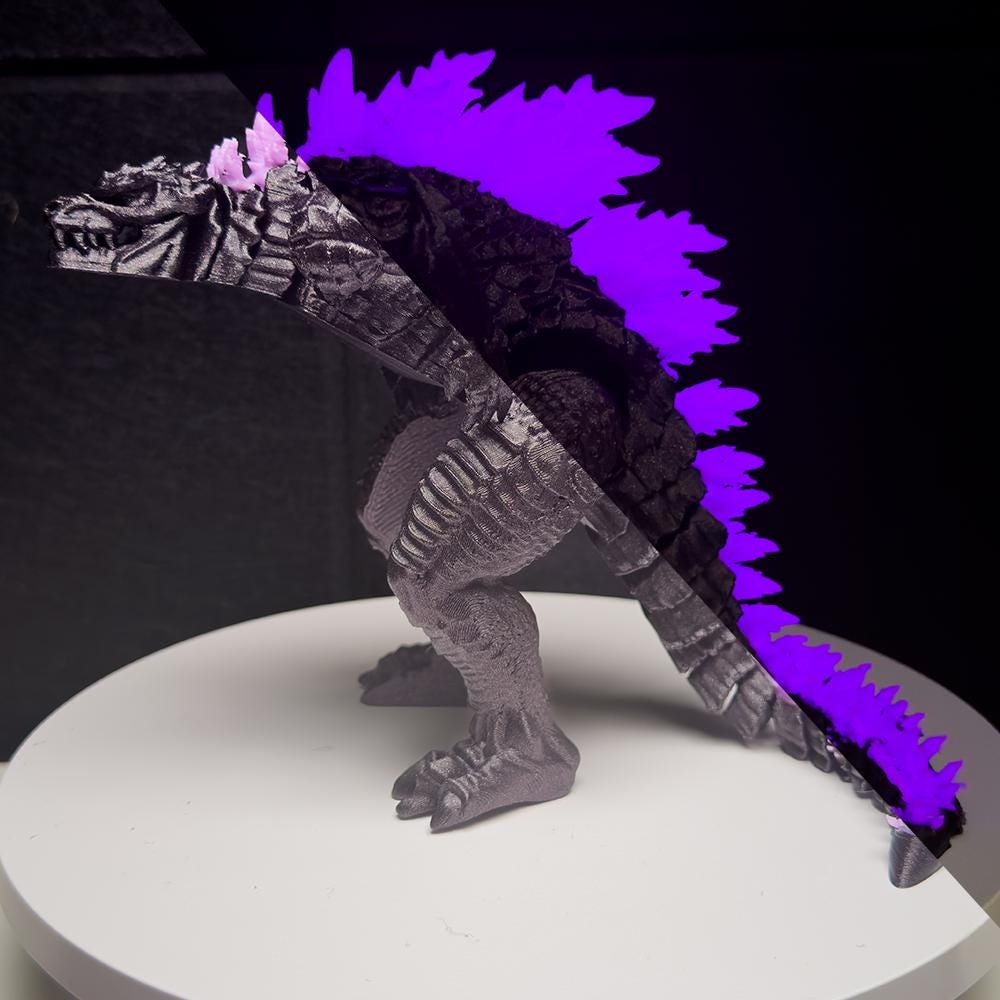Fully Articulated Godzilla Glow In The Dark Figure Kaiju