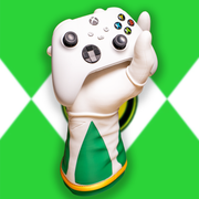 Mighty Morphin Power Rangers Green Ranger Arm Hand Controller & Headphone Stand