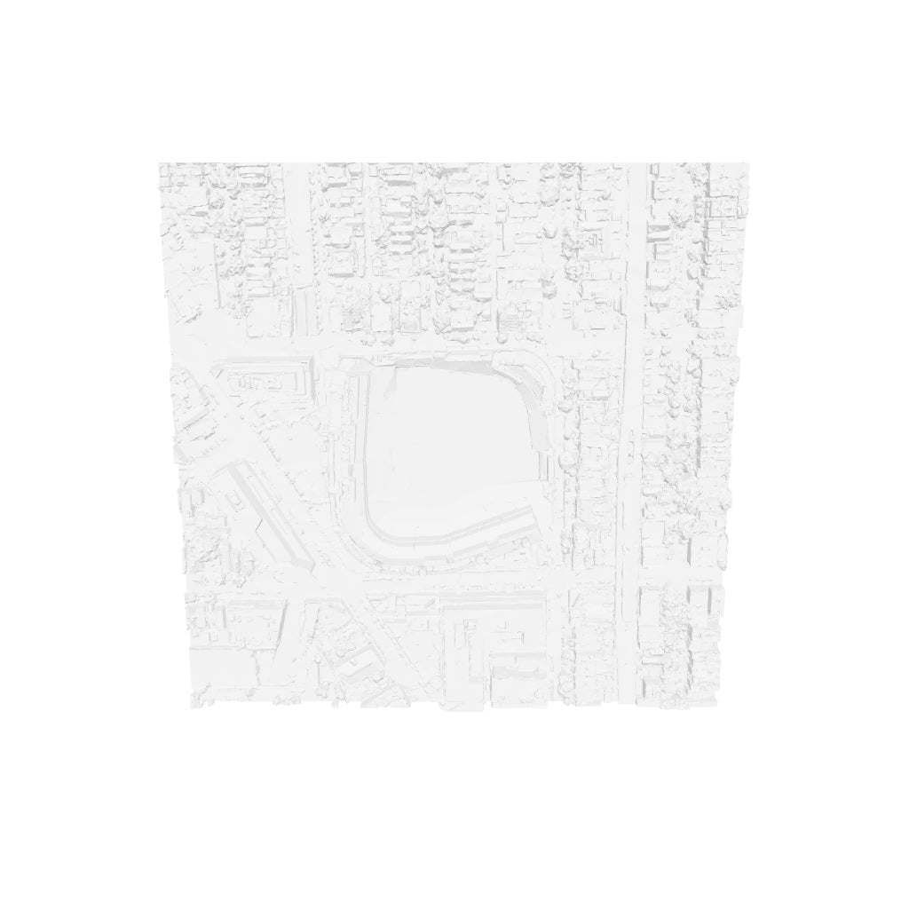 Stadium Map Chicago Cubs - Wrigley Field Wall Art Piece