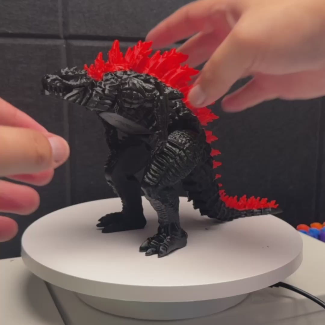 Load video: Godzilla Evil Bright Red Figure